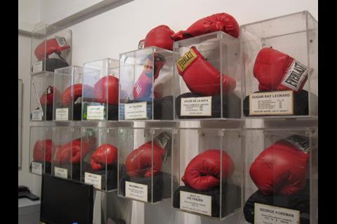 King's Road Sporting Club's colourful past includes the opening of an illegal boxing ring in 1997. Memorabilia takes pride of place in the office above the shop.The shop’s colourful past includes the opening of an illegal boxing ring in 1997